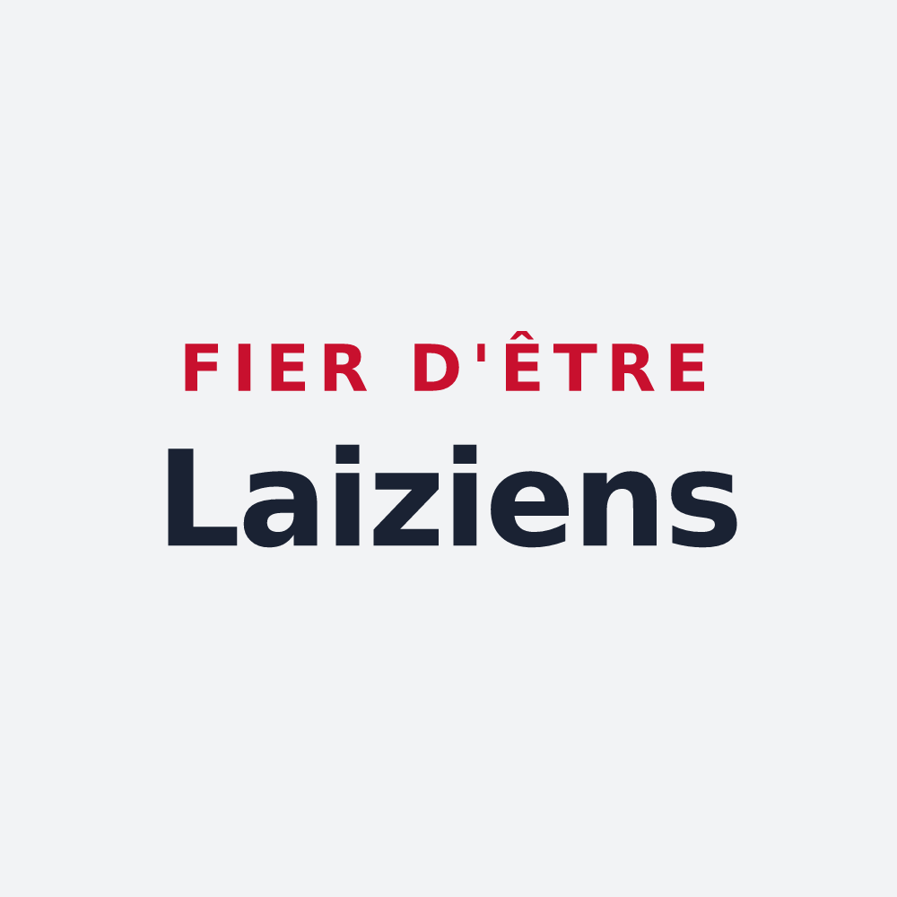 Poster « Fier d'être Laiziens » — design pour Laize-Clinchamps