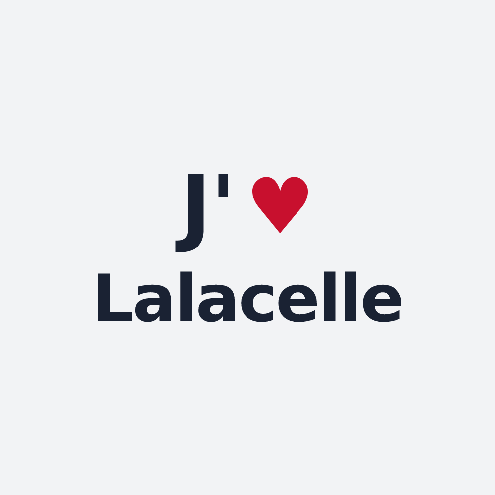 Poster personnalisé Lalacelle — design J'aime Lalacelle