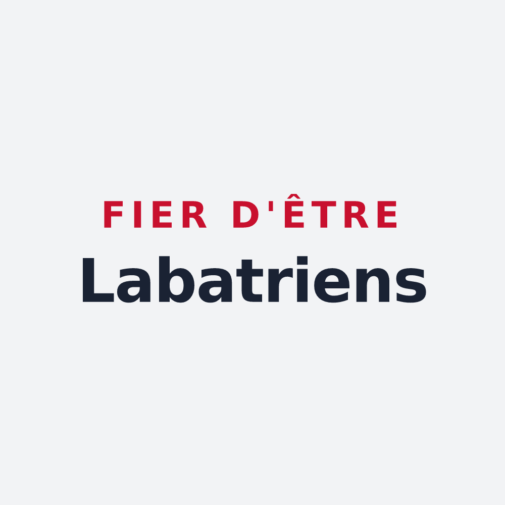 Poster « Fier d'être Labatriens » — design pour Lalanne-Trie
