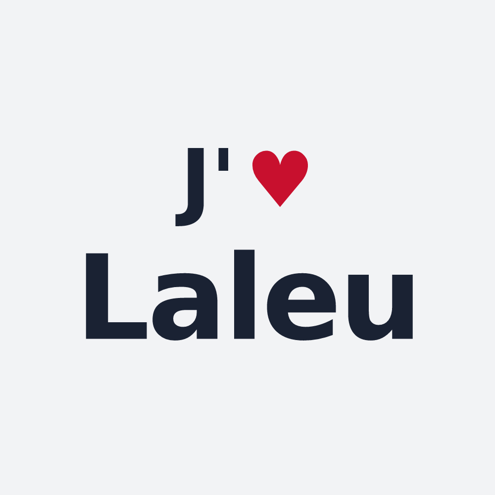 Poster personnalisé Laleu — design J'aime Laleu