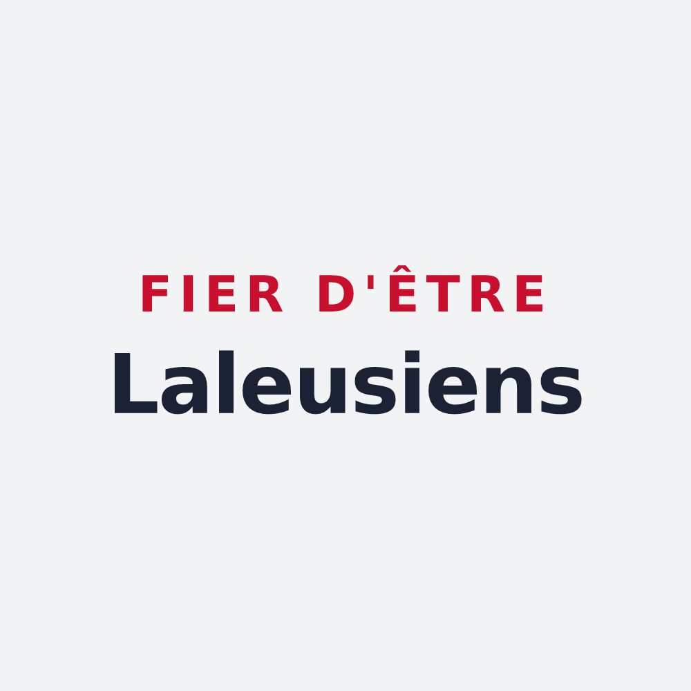 Poster « Fier d'être Laleusiens » — design pour Laleu
