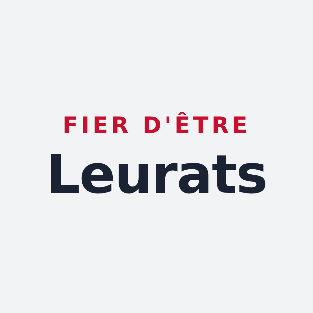 Poster « Fier d'être Leurats » — design pour Lalheue