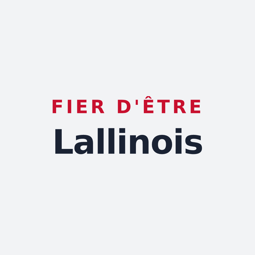 Poster « Fier d'être Lallinois » — design pour Lallaing