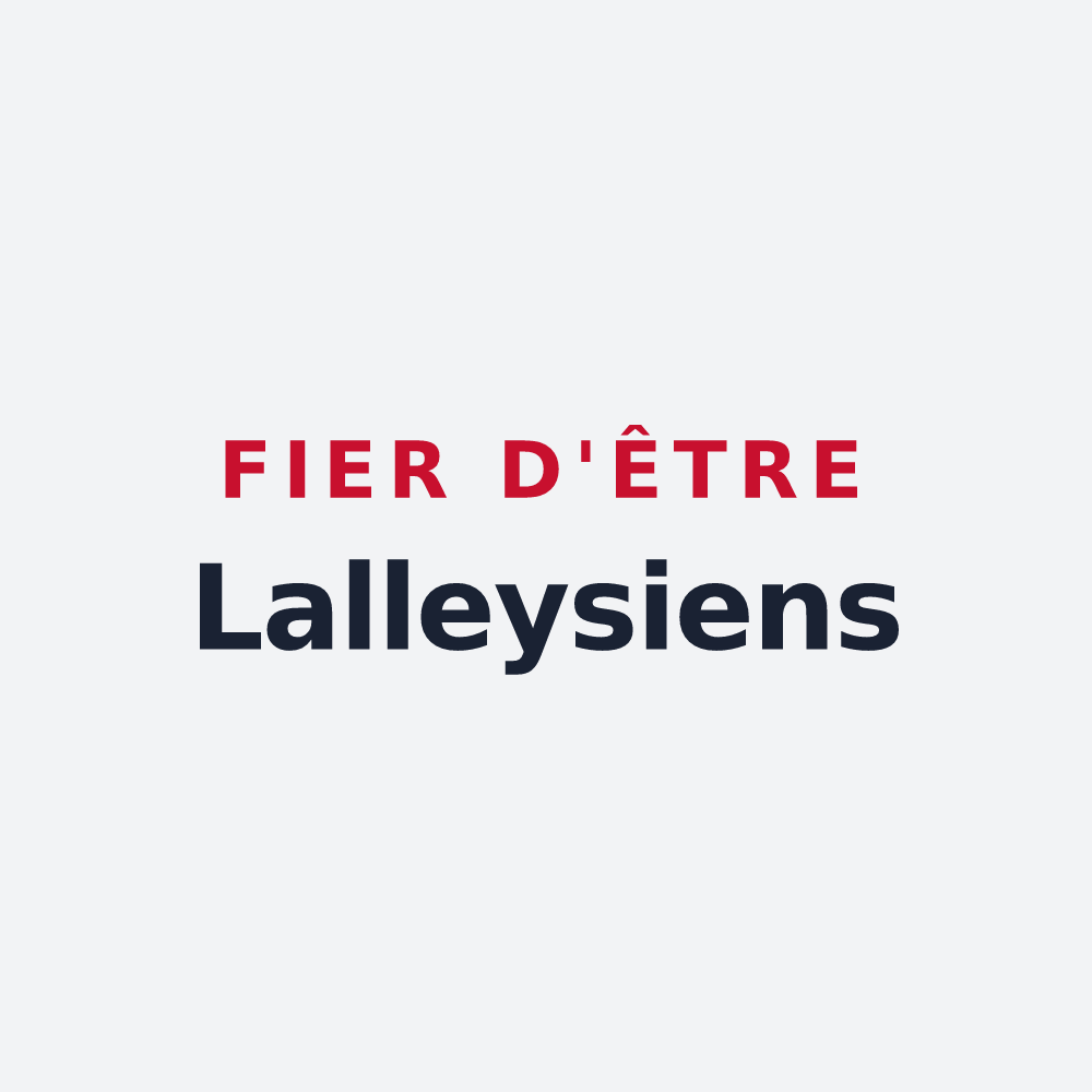 Poster « Fier d'être Lalleysiens » — design pour Lalley