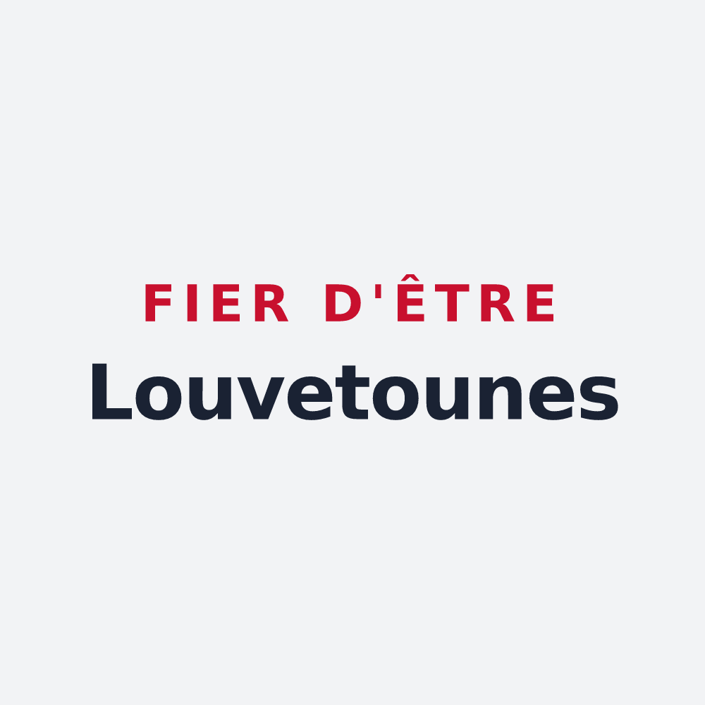 Poster « Fier d'être Louvetounes » — design pour Lalouvesc