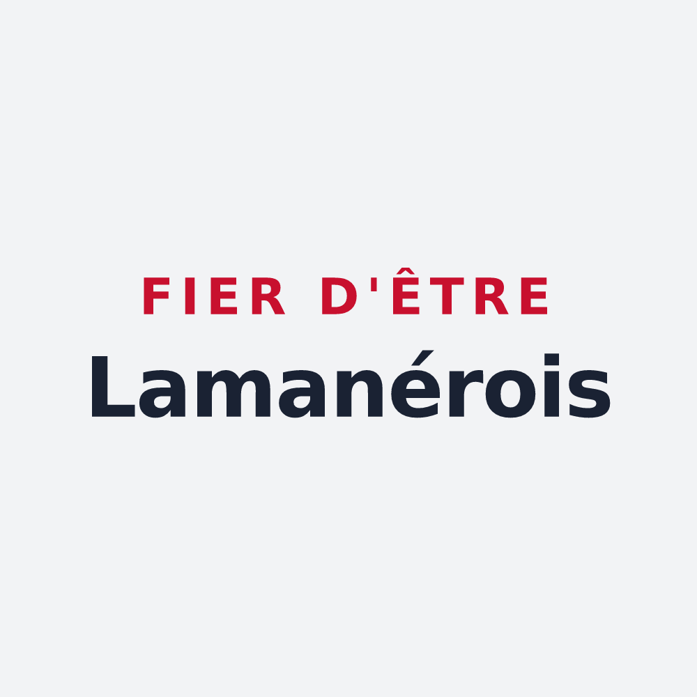 Poster « Fier d'être Lamanérois » — design pour Lamanère