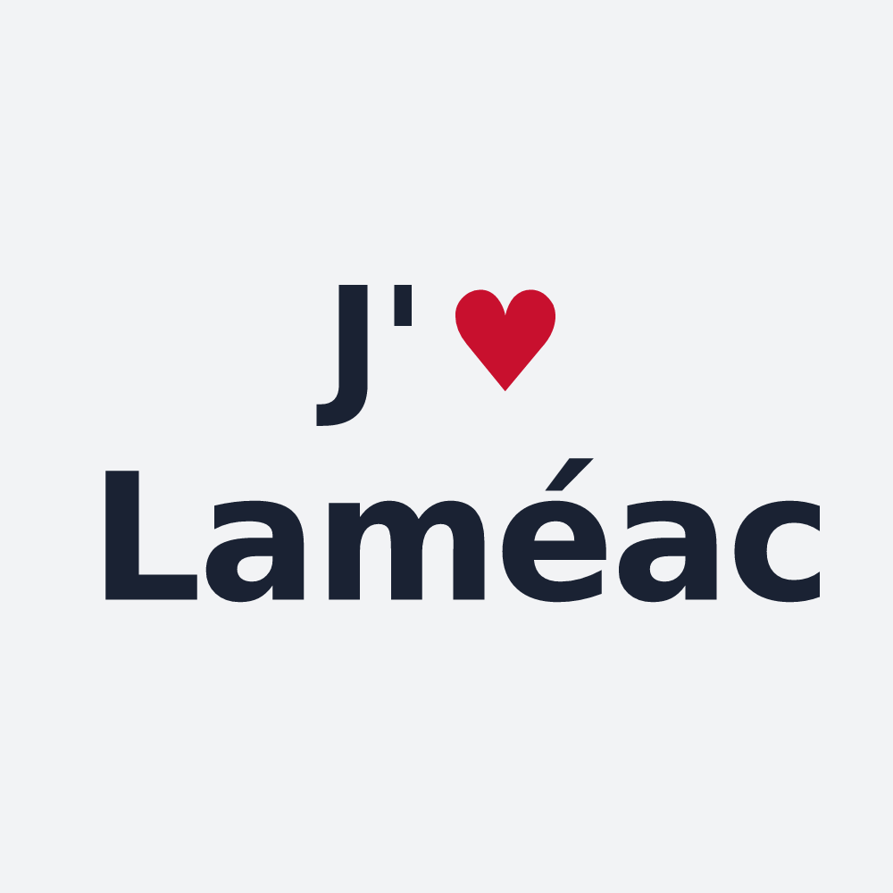 Poster personnalisé Laméac — design J'aime Laméac