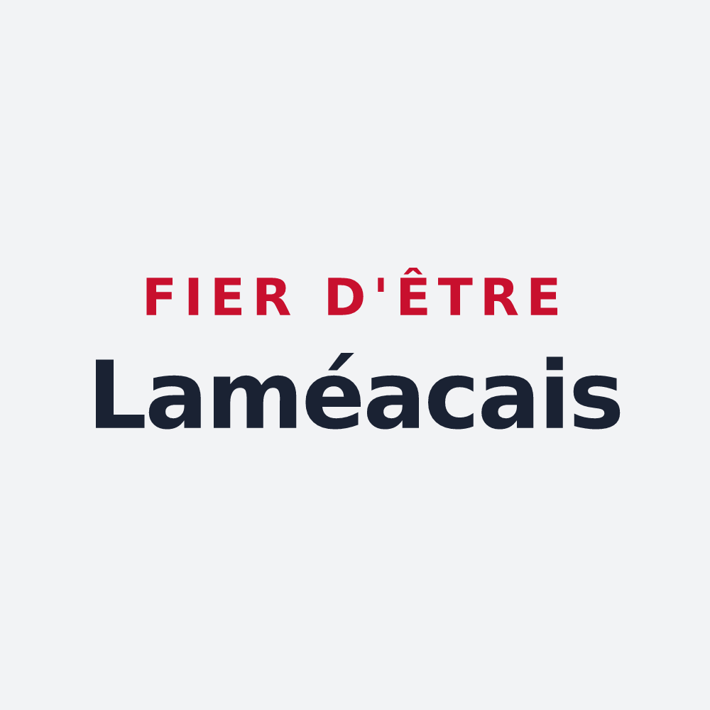Poster « Fier d'être Laméacais » — design pour Laméac
