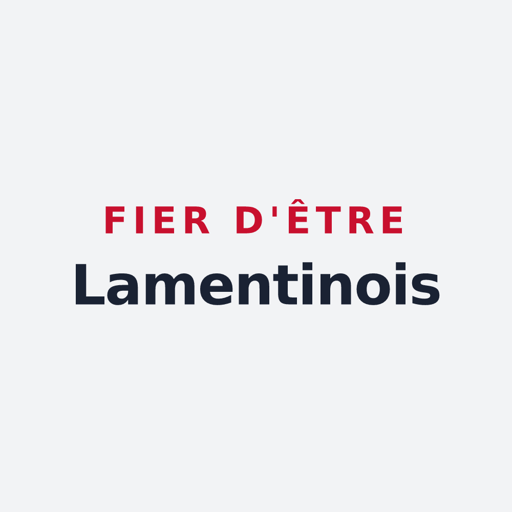 Poster « Fier d'être Lamentinois » — design pour Lamentin