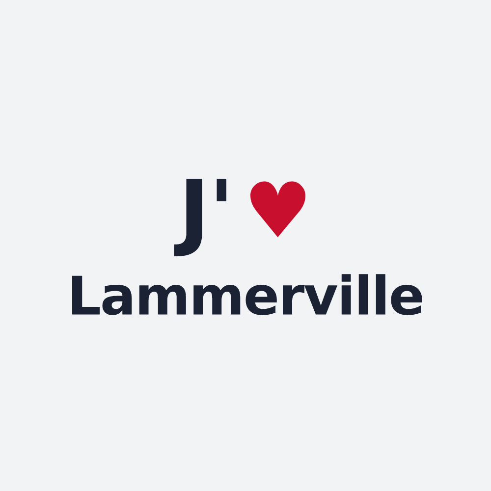 Poster personnalisé Lammerville — design J'aime Lammerville