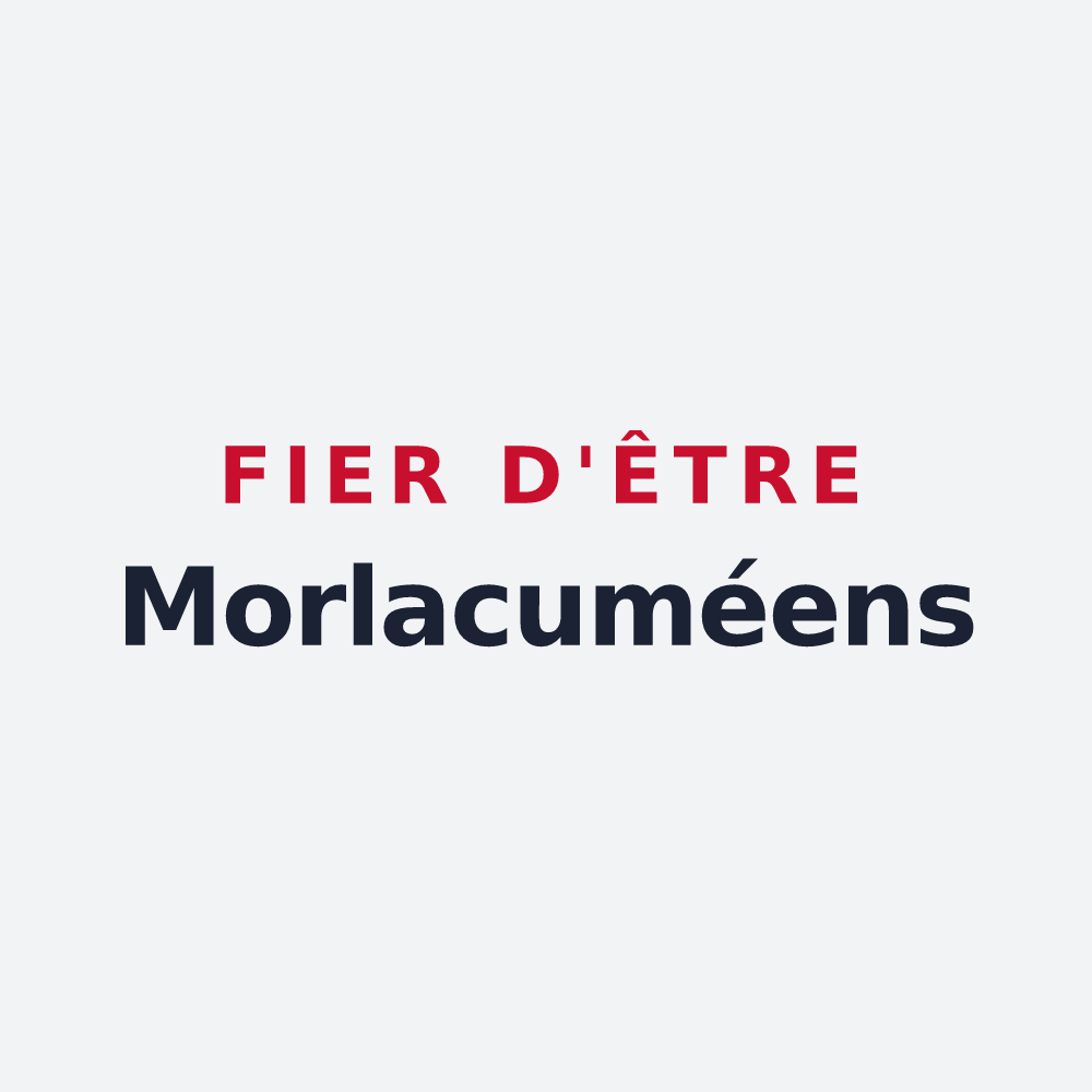 Poster « Fier d'être Morlacuméens » — design pour Lamorlaye