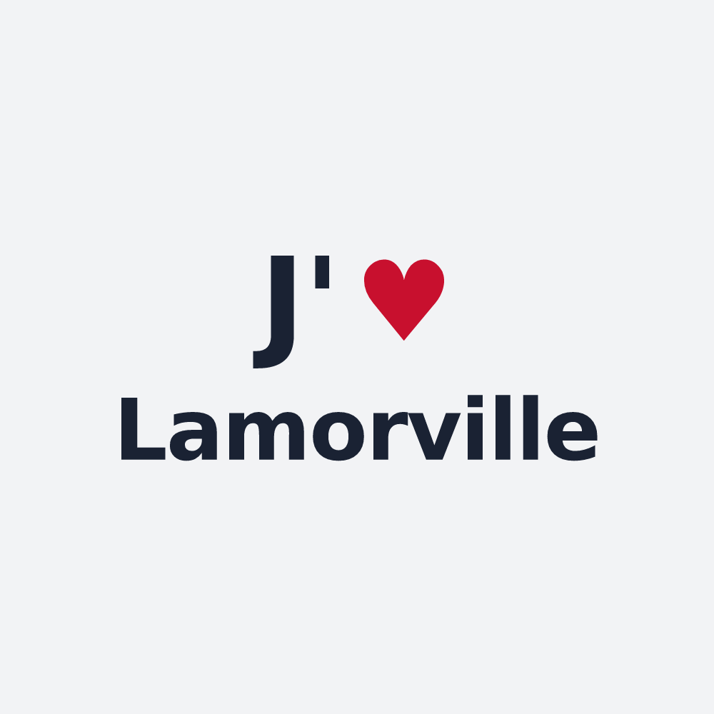 Poster personnalisé Lamorville — design J'aime Lamorville
