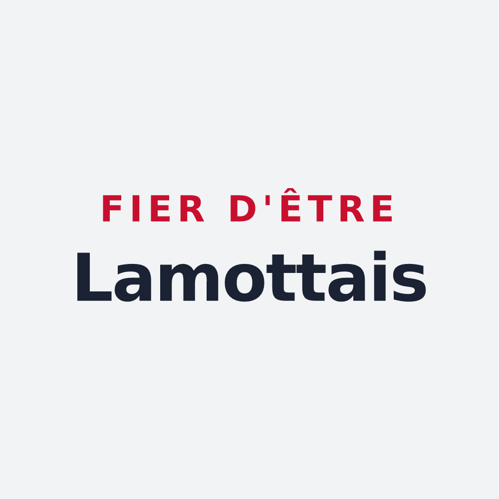 Poster « Fier d'être Lamottais » — design pour Lamotte-Buleux