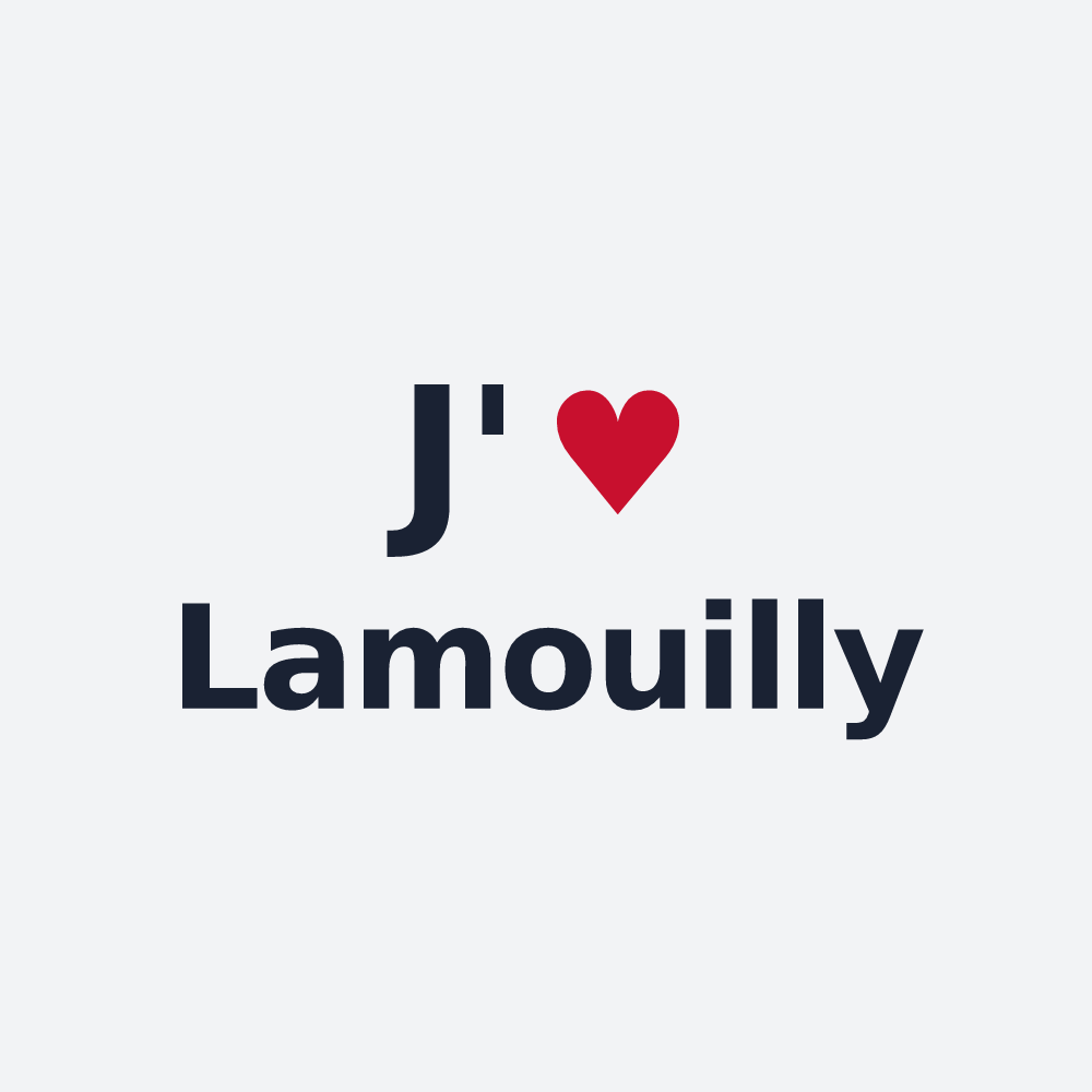 Poster personnalisé Lamouilly — design J'aime Lamouilly