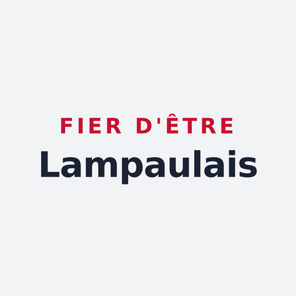 Poster « Fier d'être Lampaulais » — design pour Lampaul-Ploudalmézeau