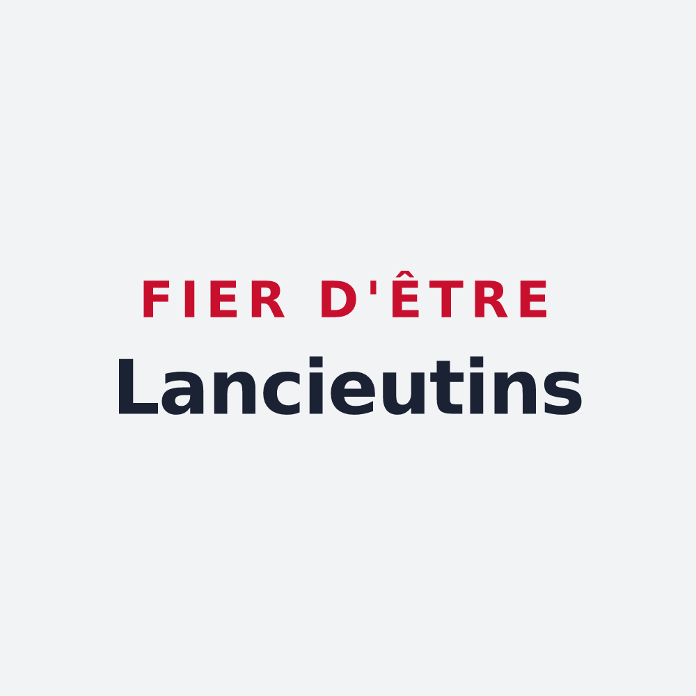 Poster « Fier d'être Lancieutins » — design pour Lancieux