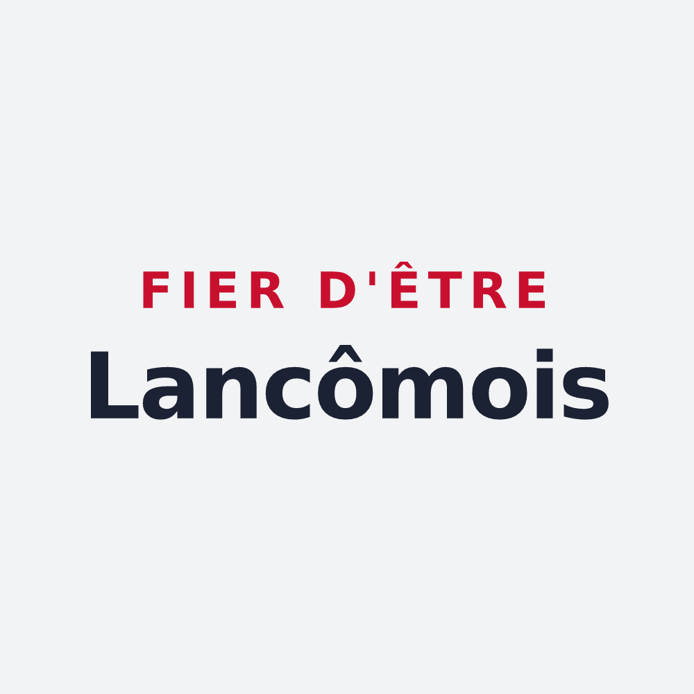 Poster « Fier d'être Lancômois » — design pour Lancôme