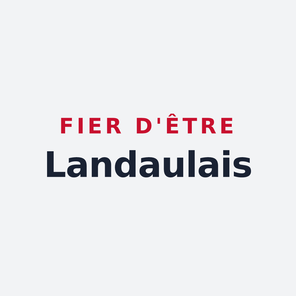 Poster « Fier d'être Landaulais » — design pour Landaul
