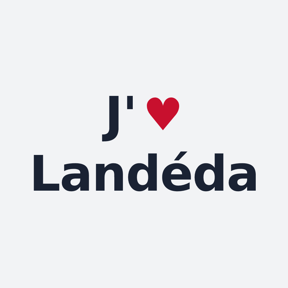 Poster personnalisé Landéda — design J'aime Landéda