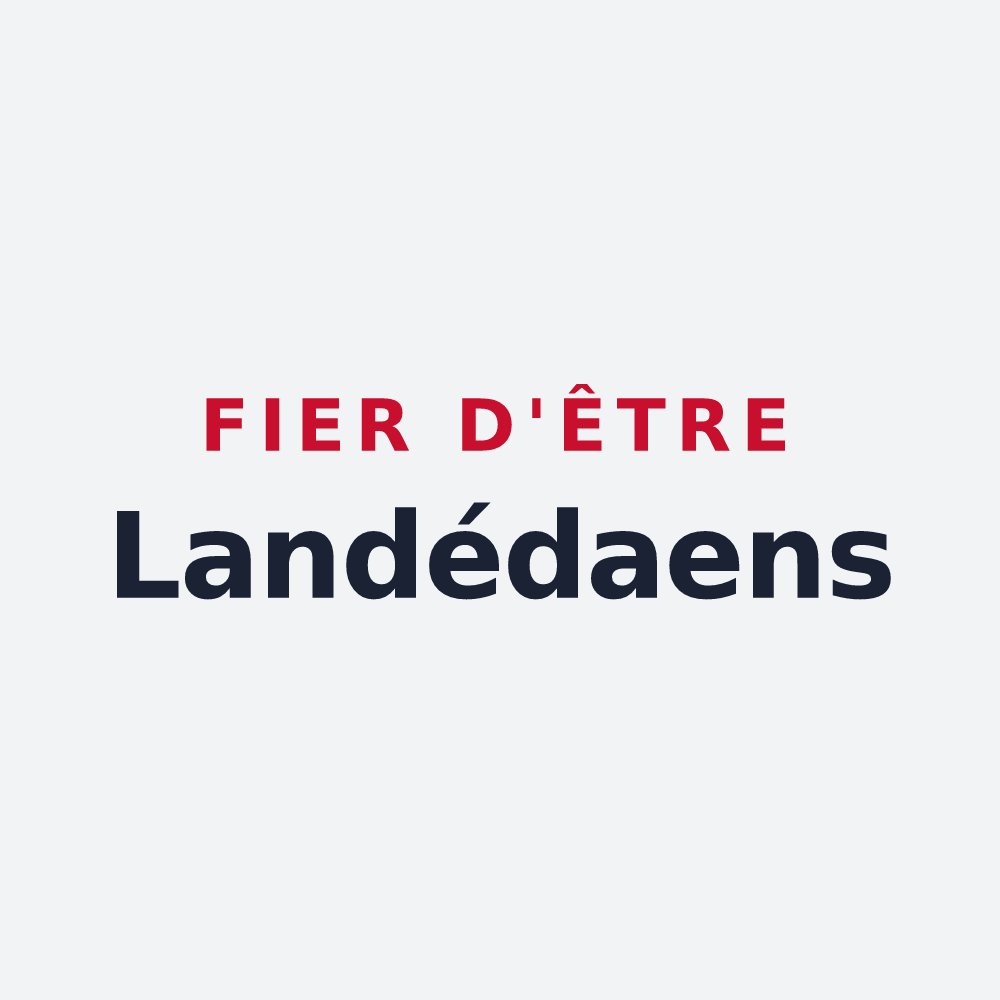 Poster « Fier d'être Landédaens » — design pour Landéda