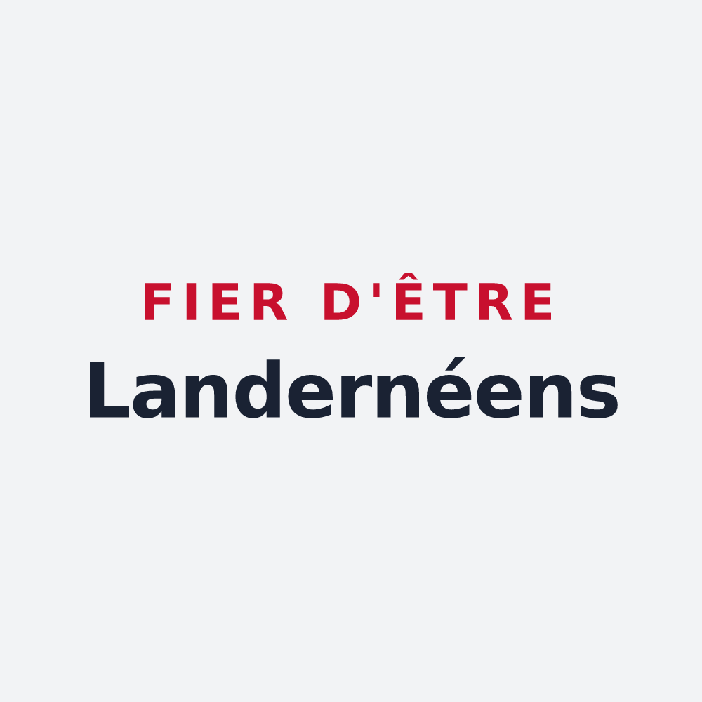 Poster « Fier d'être Landernéens » — design pour Landerneau