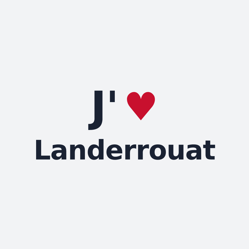 Poster personnalisé Landerrouat — design J'aime Landerrouat