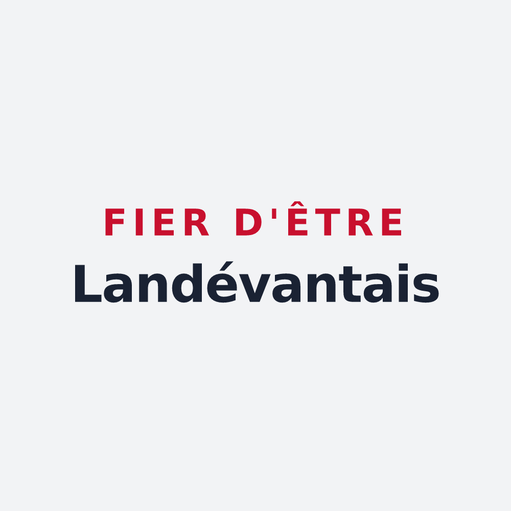 Poster « Fier d'être Landévantais » — design pour Landévant