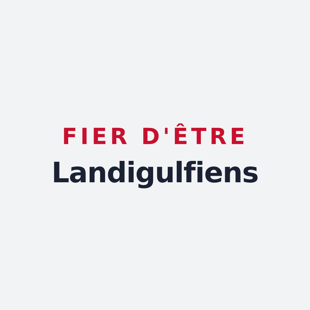 Poster « Fier d'être Landigulfiens » — design pour Landigou