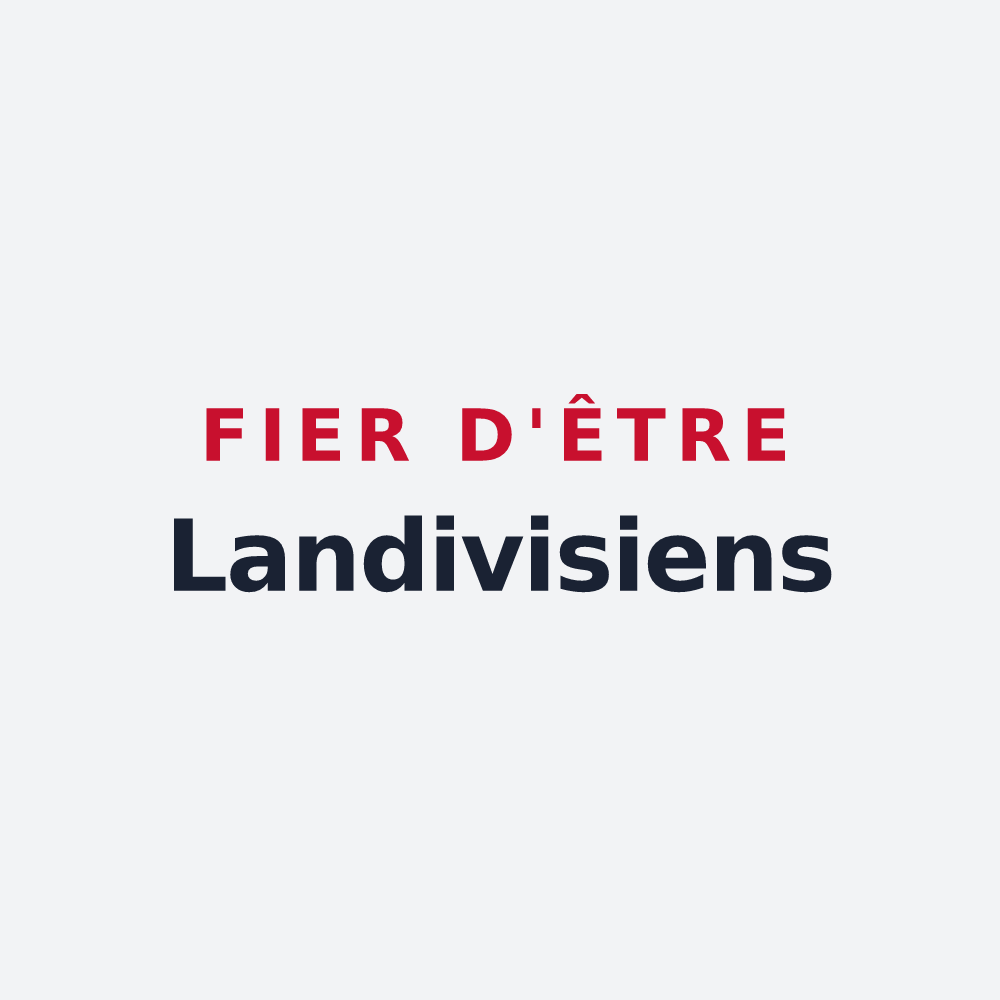 Poster « Fier d'être Landivisiens » — design pour Landivisiau