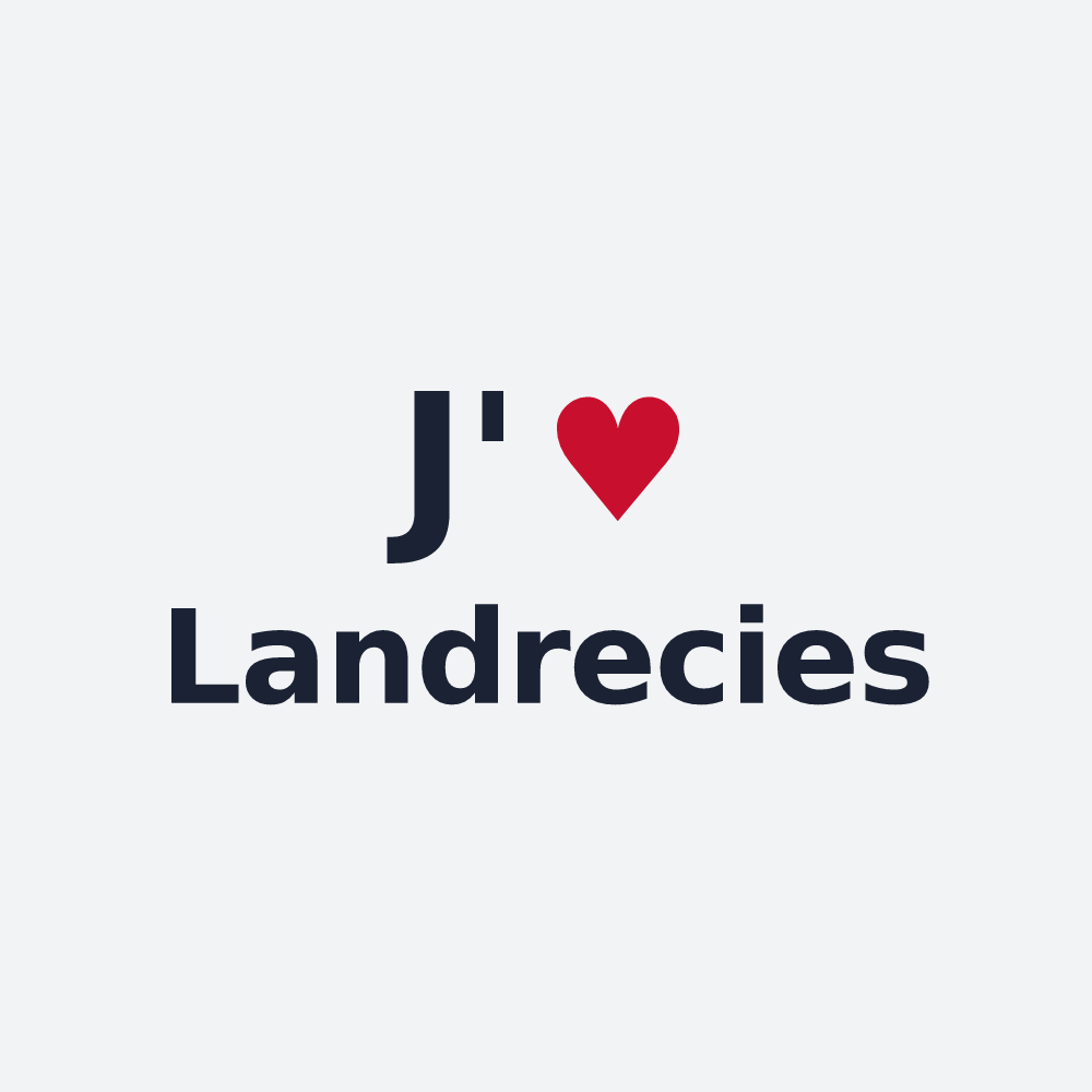 Poster personnalisé Landrecies — design J'aime Landrecies