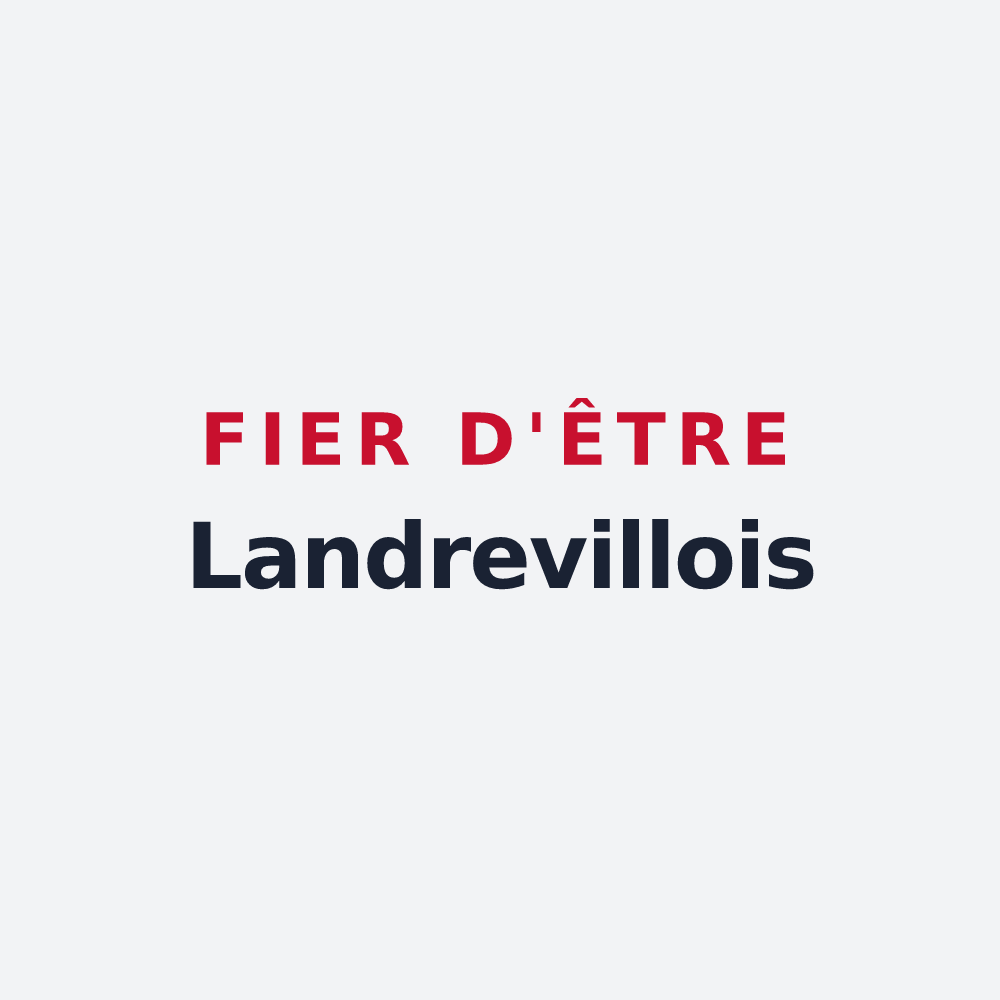 Poster « Fier d'être Landrevillois » — design pour Landreville