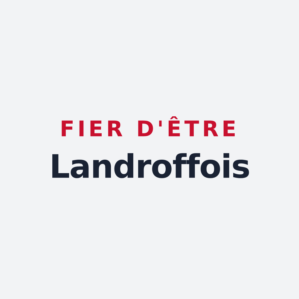 Poster « Fier d'être Landroffois » — design pour Landroff