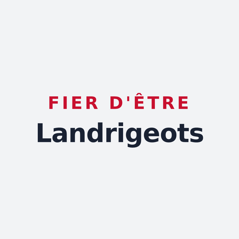 Poster « Fier d'être Landrigeots » — design pour Landry