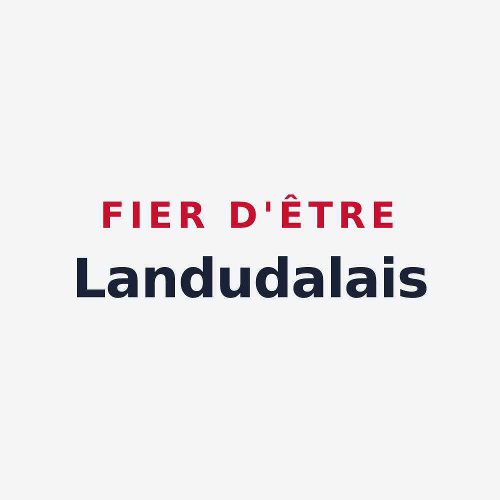Poster « Fier d'être Landudalais » — design pour Landudal