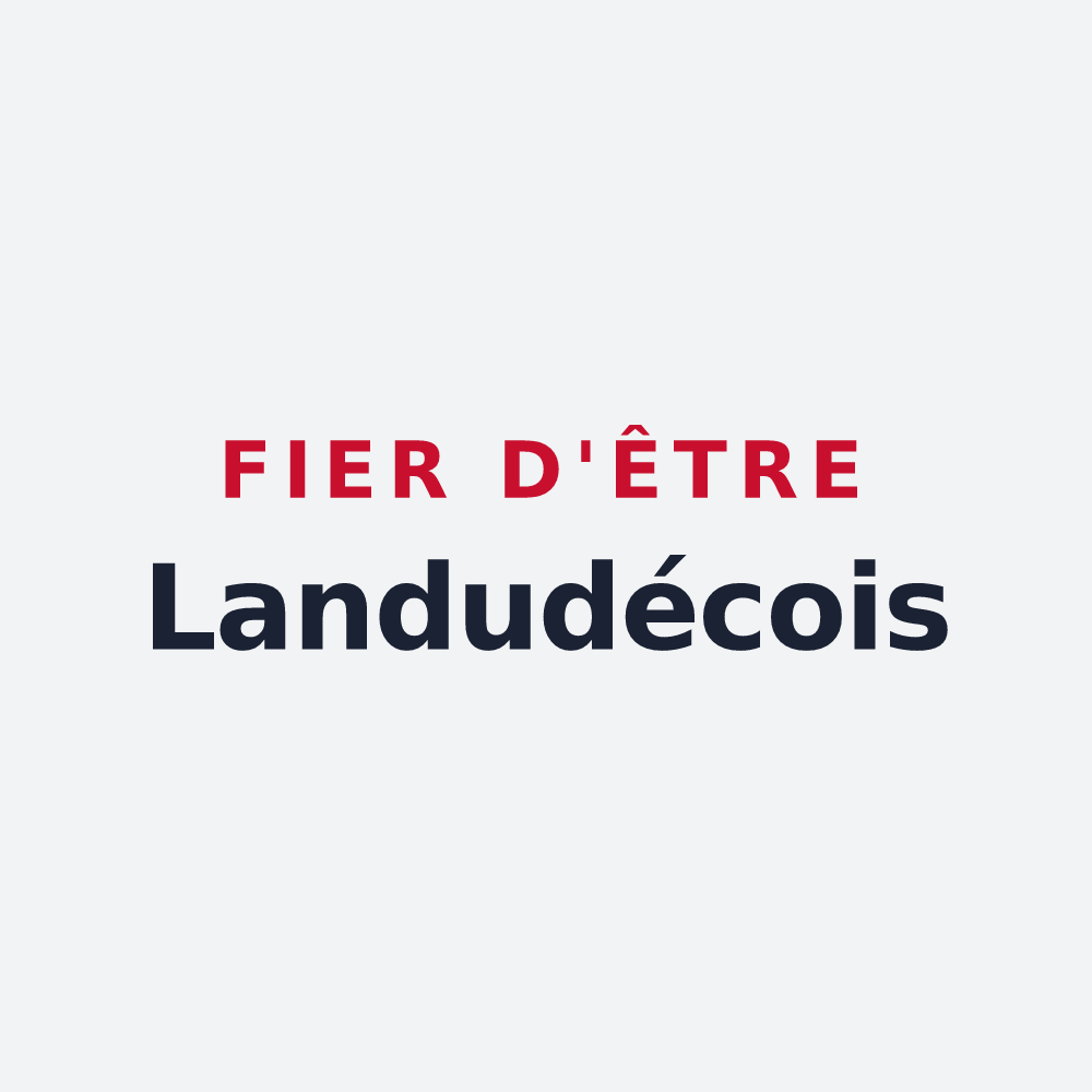 Poster « Fier d'être Landudécois » — design pour Landudec