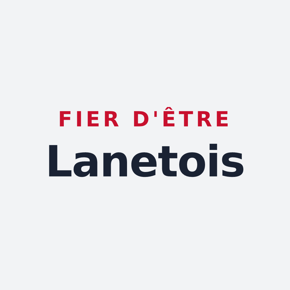 Poster « Fier d'être Lanetois » — design pour Lanet