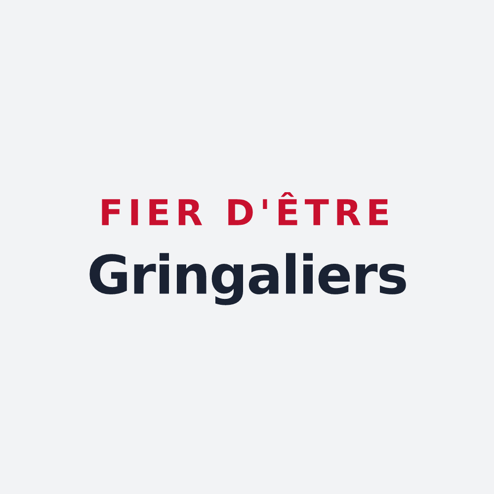 Poster « Fier d'être Gringaliers » — design pour Lanfroicourt