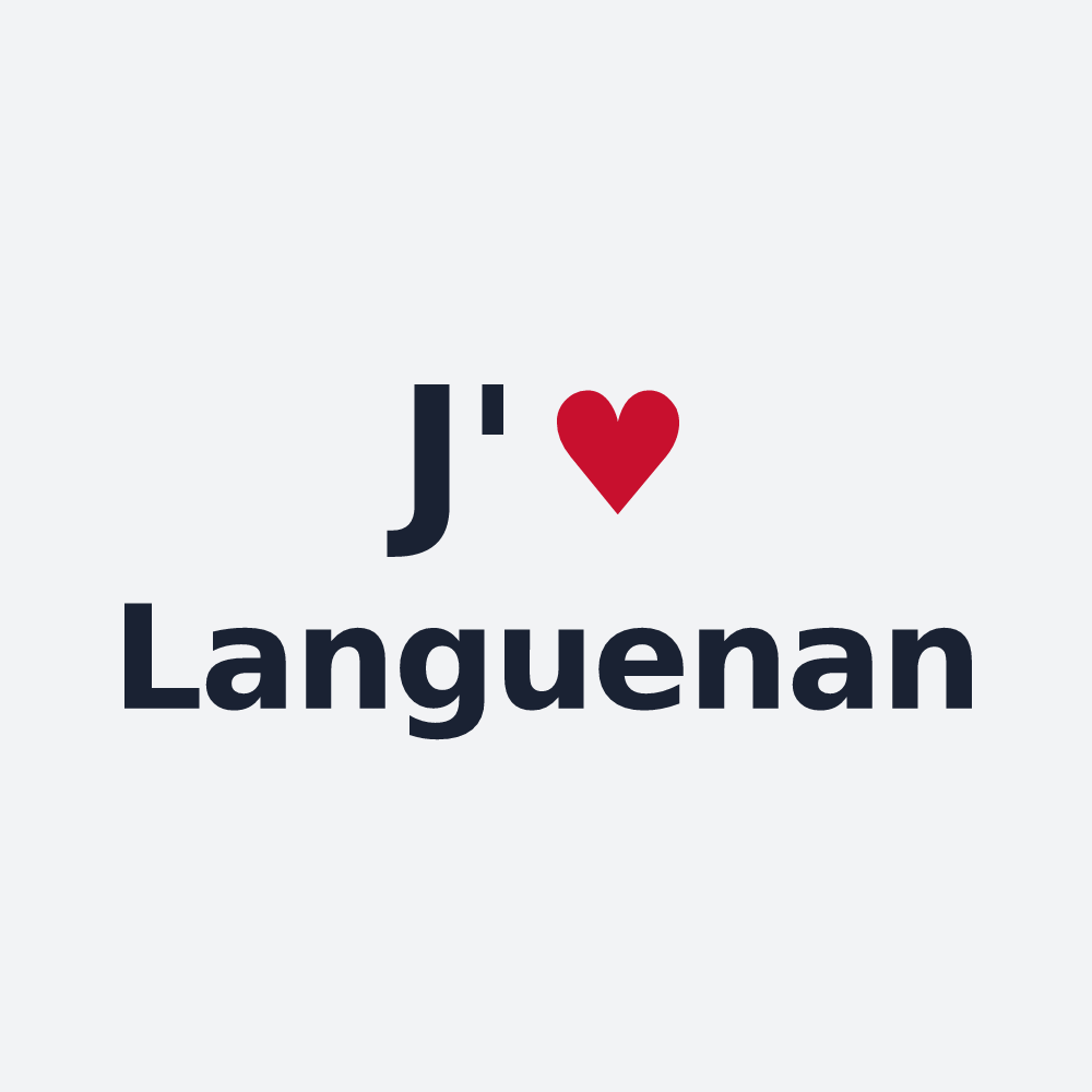 Poster personnalisé Languenan — design J'aime Languenan