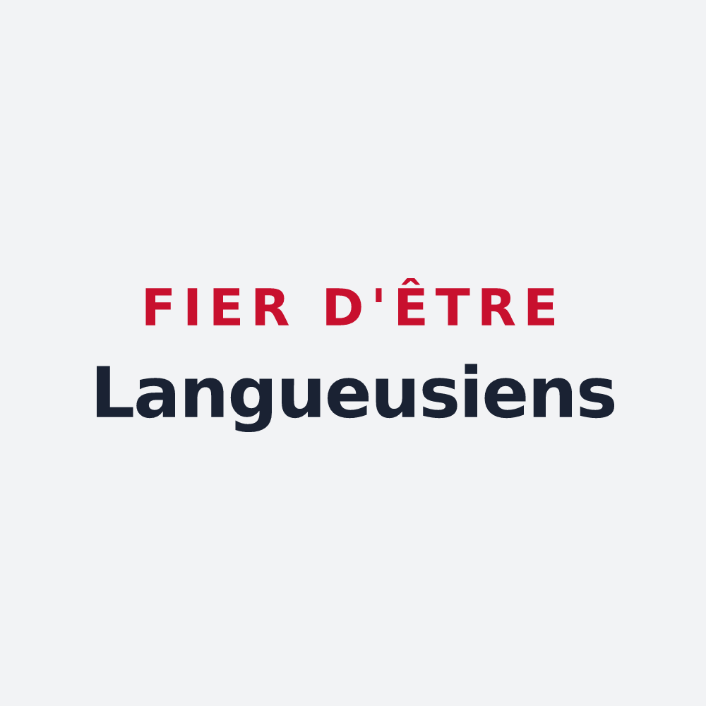 Poster « Fier d'être Langueusiens » — design pour Langueux