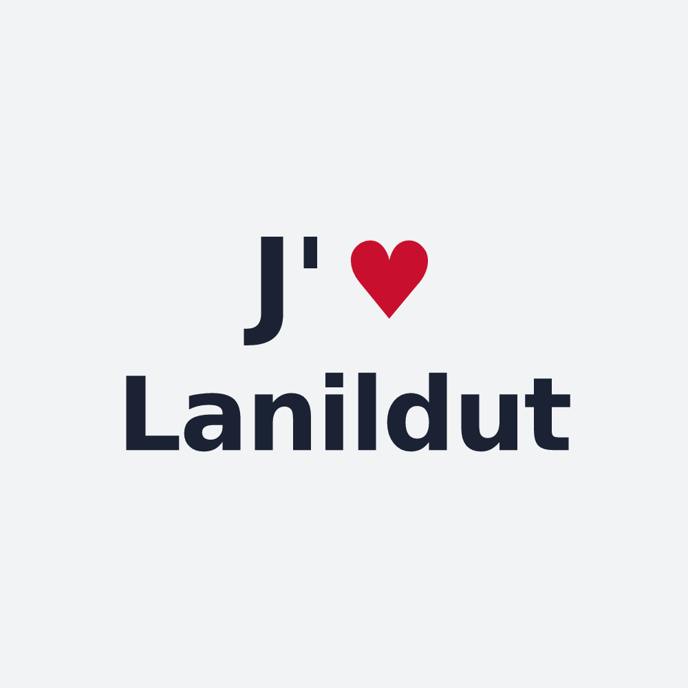 Poster personnalisé Lanildut — design J'aime Lanildut