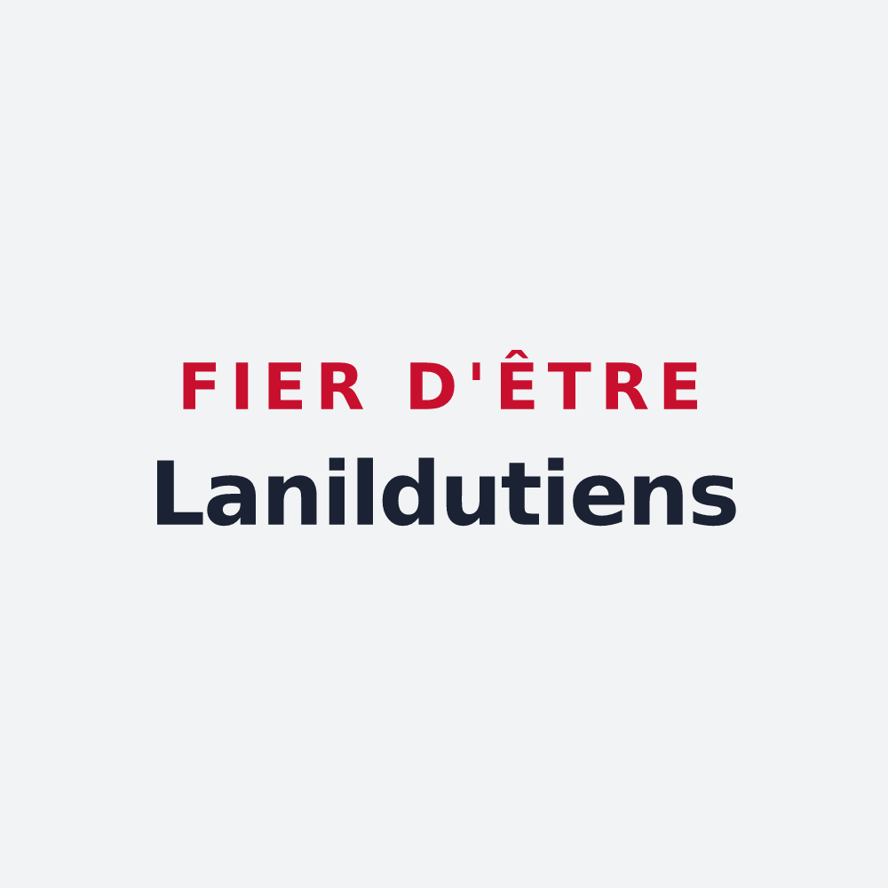 Poster « Fier d'être Lanildutiens » — design pour Lanildut