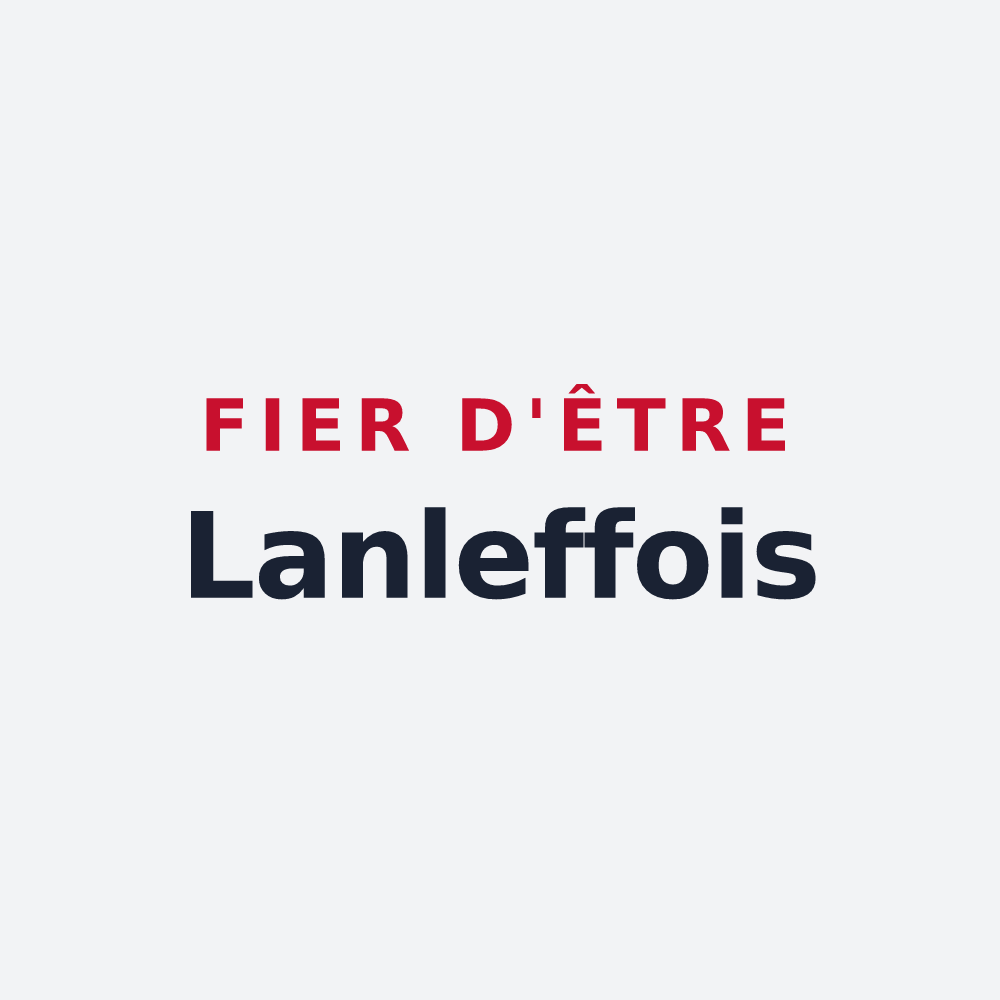 Poster « Fier d'être Lanleffois » — design pour Lanleff