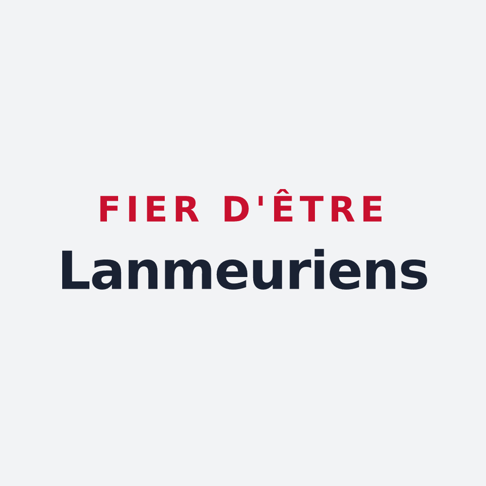 Poster « Fier d'être Lanmeuriens » — design pour Lanmeur