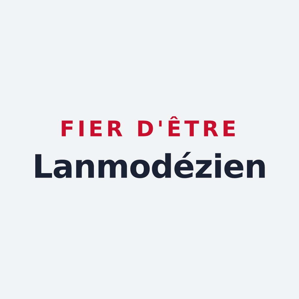Poster « Fier d'être Lanmodézien » — design pour Lanmodez
