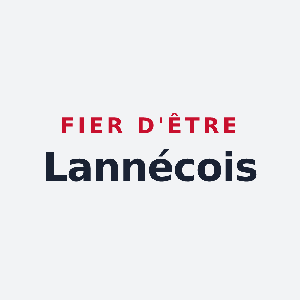 Poster « Fier d'être Lannécois » — design pour Lannéanou