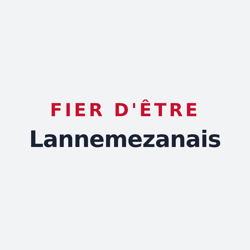 Poster « Fier d'être Lannemezanais » — design pour Lannemezan