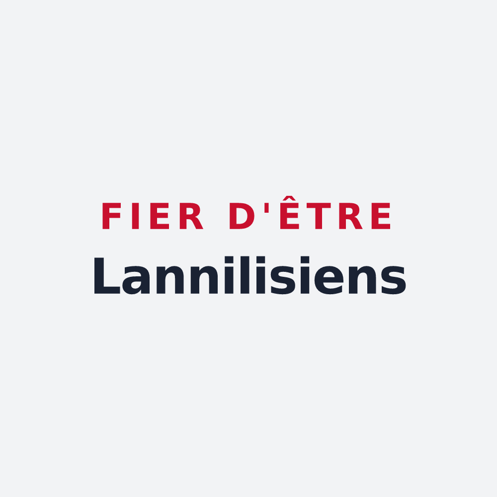 Poster « Fier d'être Lannilisiens » — design pour Lannilis