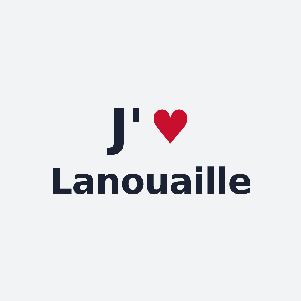 Poster personnalisé Lanouaille — design J'aime Lanouaille