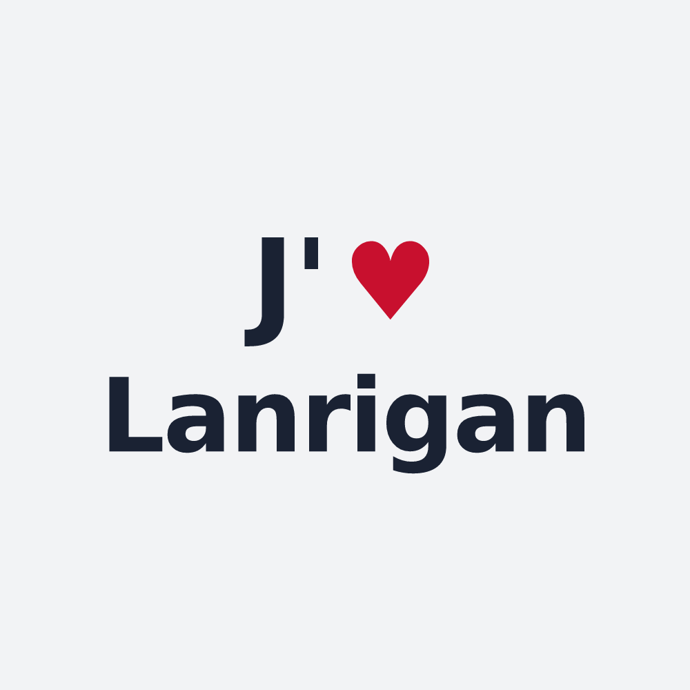 Poster personnalisé Lanrigan — design J'aime Lanrigan