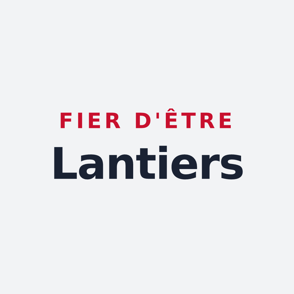 Poster « Fier d'être Lantiers » — design pour Lans-en-Vercors